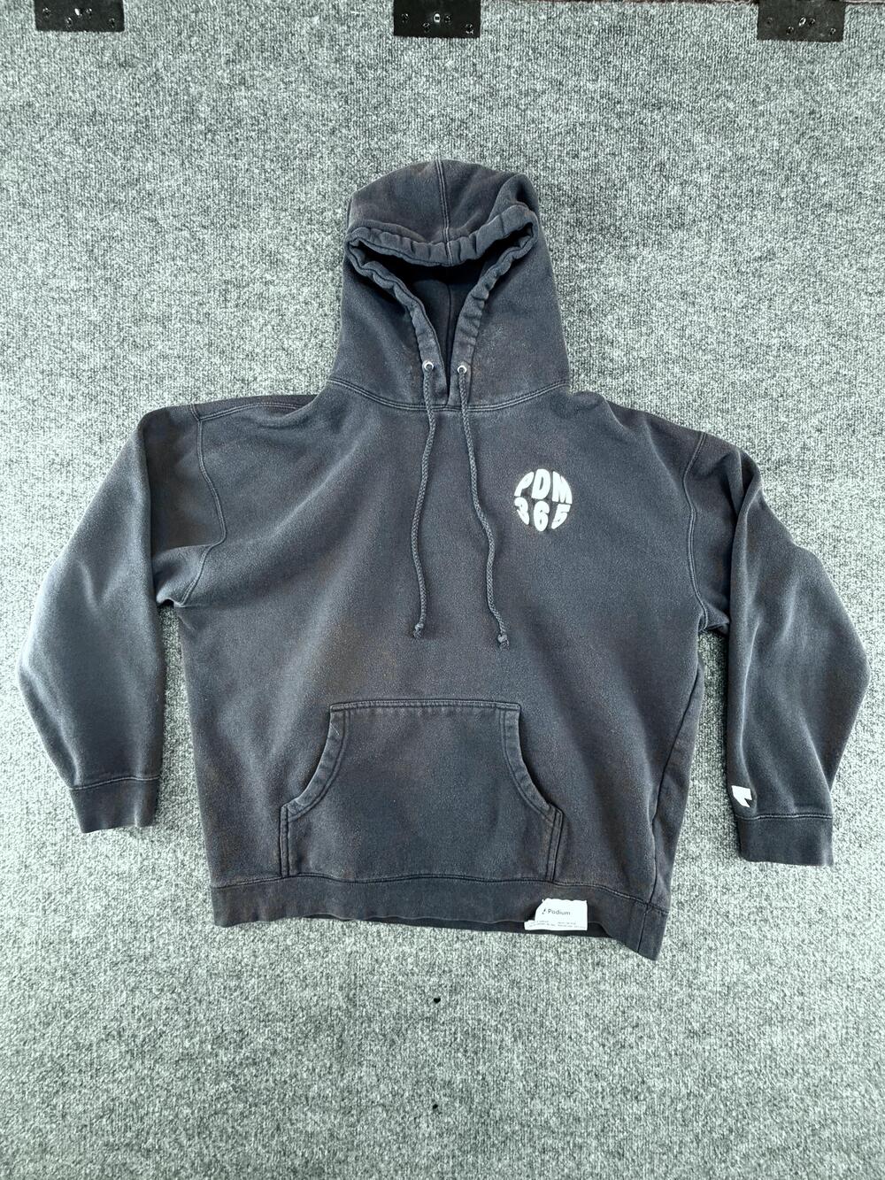 Podium PDM 365 Hoodie Mens XL Enjoy the Ride Limited 2014 Gray Fleece Pullover